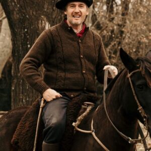 Foto del producto "Campera con botón de cuero"